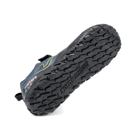 Suela Joma Barefoot negra con tacos para trail infantil