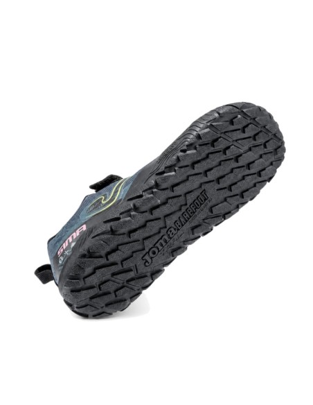 Suela Joma Barefoot negra con tacos para trail infantil