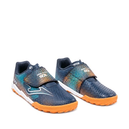 Zapatillas de fútbol barefoot Joma Gol marino y naranja