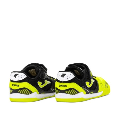 Joma Sala Max Barefoot vista trasera en color amarillo y negro