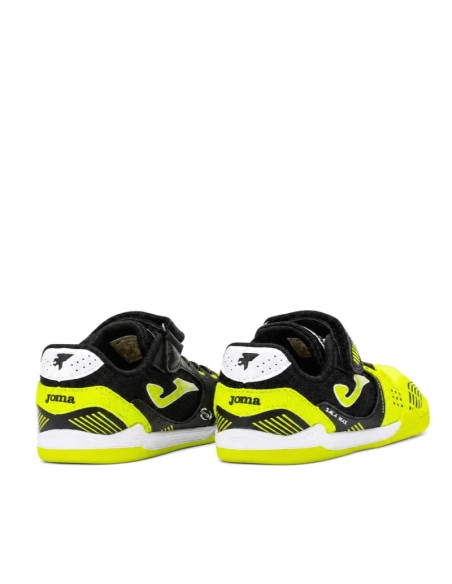 Joma Sala Max Barefoot vista trasera en color amarillo y negro