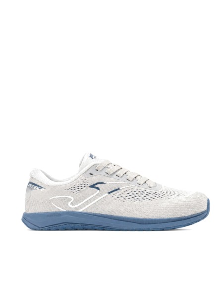 Joma Fenix hombre barefoot blanco y azul vista lateral