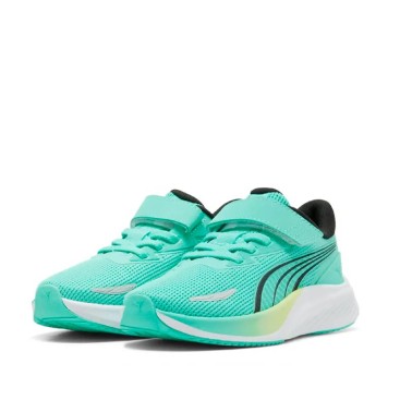 Zapatillas deportivas Puma Pounce Lite 2 AC+ PS verde agua para niños