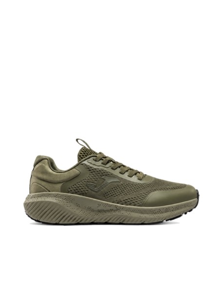 Zapatillas Joma antideslizante para hombre color verde vista lateral