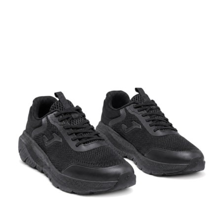 Zapatillas deportivas antideslizantes hombre negras Joma Heleo vista frontal
