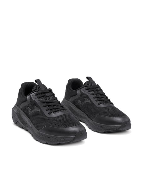 Zapatillas deportivas antideslizantes hombre negras Joma Heleo vista frontal