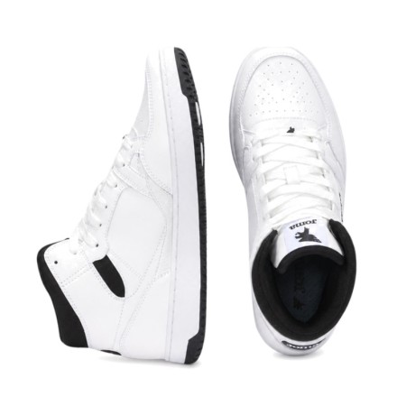 Zapatillas Joma J80 hombre blancas vista superior con cordones