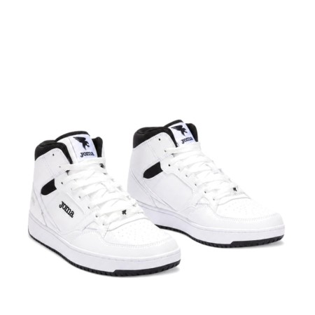 Zapatillas caña alta hombre estilo retro baloncesto Joma J80 blancas