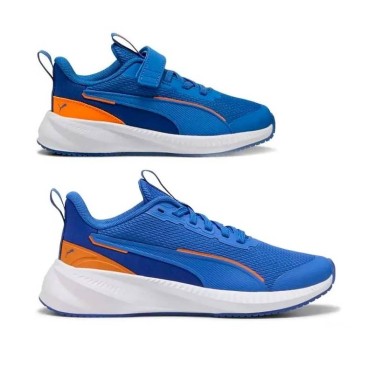 Puma Flyer 3 AC azul infantil vista lateral