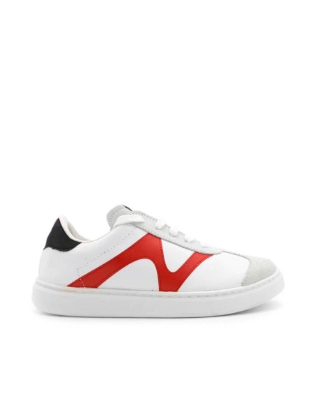 Zapatillas Blancas Niño Piel Roja