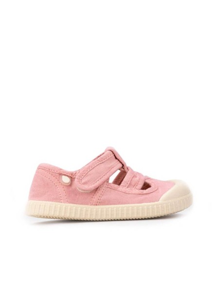 igor berri brf barefoot niña rosa lona lateral velcro