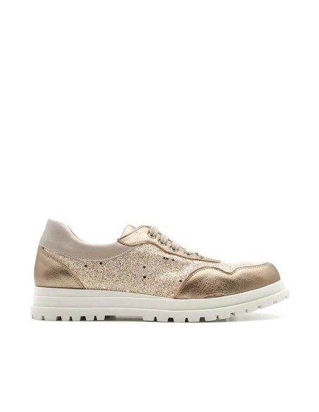Bamba Andanines champagne glitter de piel