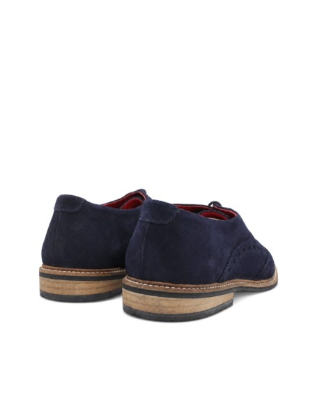 Zapatos oxford full brogue hombre con piso efecto madera