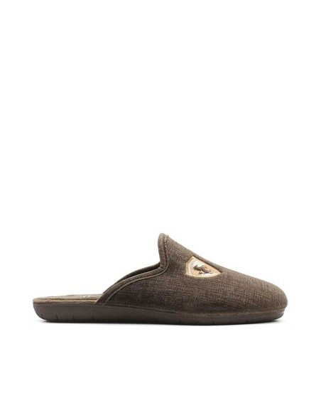 Zapatillas de invierno casa hombre con escudo
