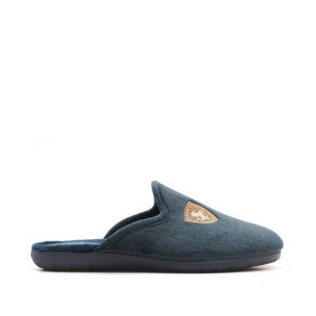 Zapatilla de casa marino con escudo