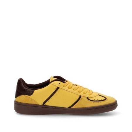 Zapatilla sneaker amarilla Corina