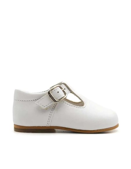 Zapatos Bebé Ceremonia blanco de niño