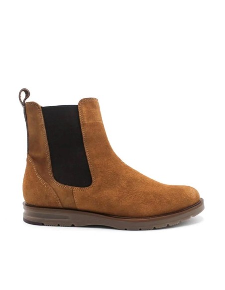 BOTINES HOMBRE ELÁSTICOS PIEL serraje