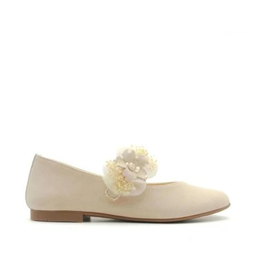 Merceditas beige Andanines de niña