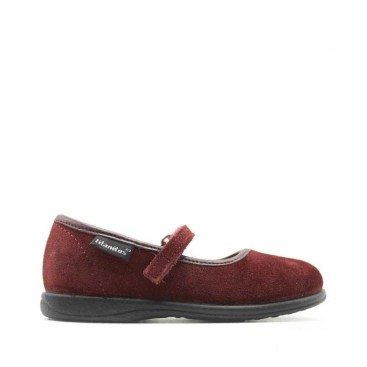 zapatos elegantes para niñas burdeos titanitos