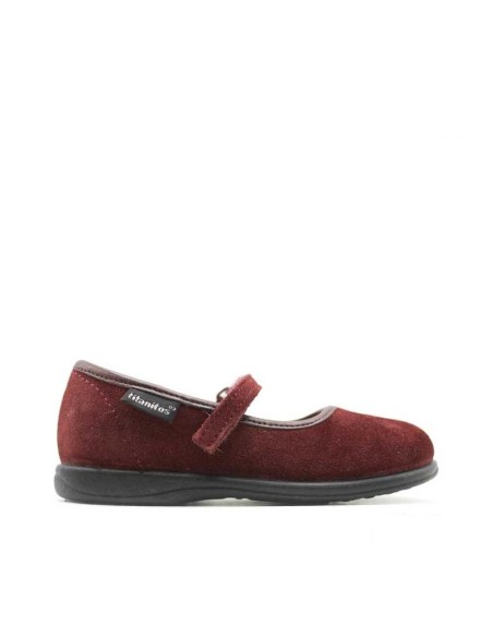 zapatos elegantes para niñas burdeos titanitos
