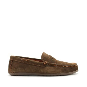 MOCASIN CON ANTIFAZ marrón para hombre
