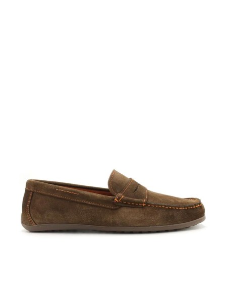 MOCASIN CON ANTIFAZ marrón para hombre