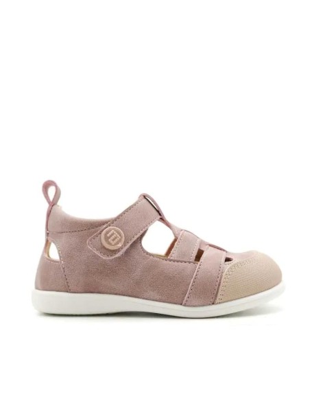 Sandalias rosa cerradas niña