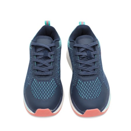 Zapatillas deportivas azul marino de mujer Duo Comfort con cordones
