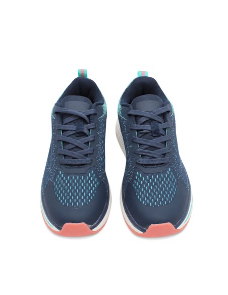 Zapatillas deportivas azul marino de mujer Duo Comfort con cordones