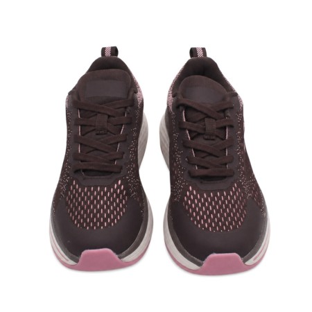 Zapatillas deportivas marrones de mujer Duo Comfort vistas de frente