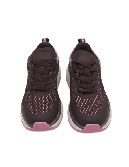 Zapatillas deportivas marrones de mujer Duo Comfort vistas de frente