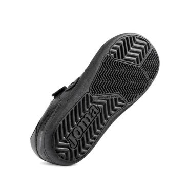 Suela flexible de goma de las Joma Barefoot Academy Negro