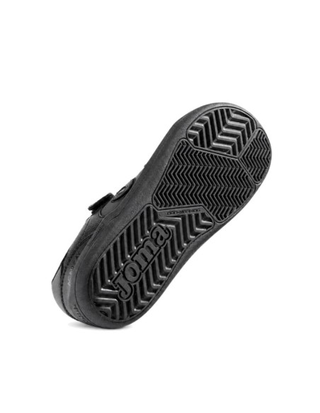 Suela flexible de goma de las Joma Barefoot Academy Negro
