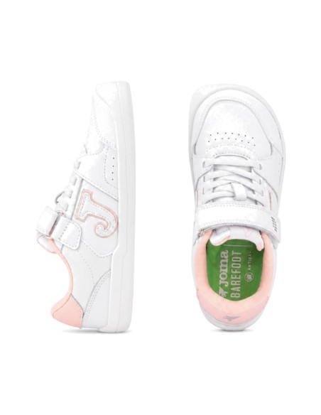 Joma Academy Barefoot niña con velcro y cordón elástico vista superior