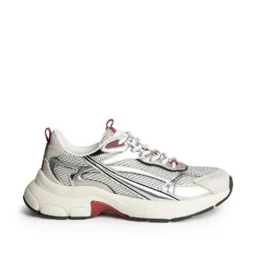 Zapatilla Corina plateada chunky mujer
