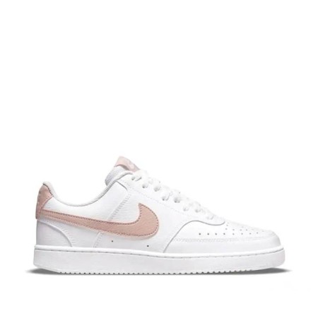 W Nike Court Vision LO NN blanco y rosa