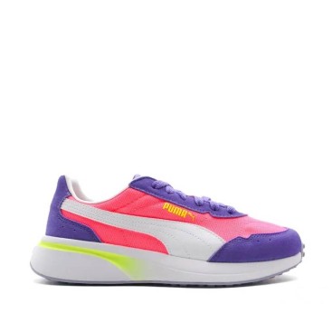 Puma R78 Glance Neón multicolor mujer vista lateral