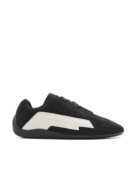 Zapatilla Corina negra retro mujer