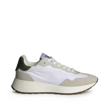 Zapatilla Corina blanca con plataforma mujer