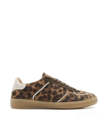 Zapatilla Corina leopardo retro mujer