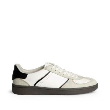Zapatilla Corina blanca retro mujer
