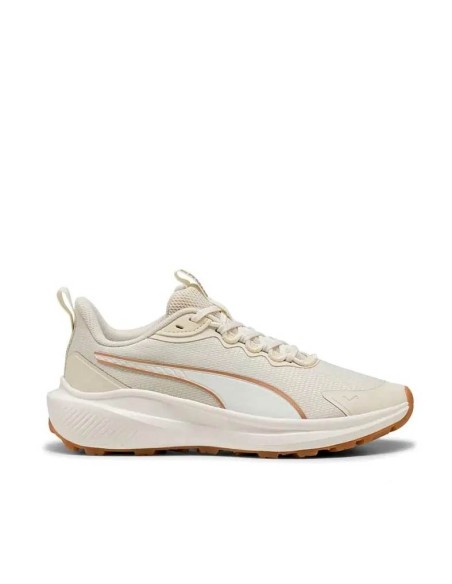 Puma Skyrocket Lite Trail beige mujer vista lateral