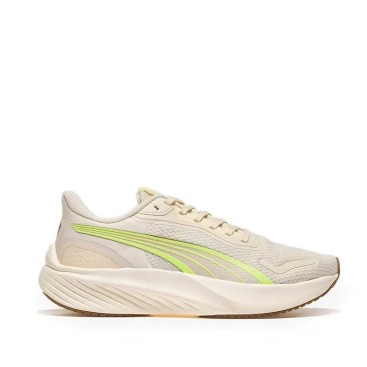 Puma Pounce Lite beige mujer vista lateral