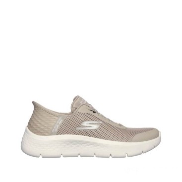 zapatillas skechers slip ins mujer taupe
