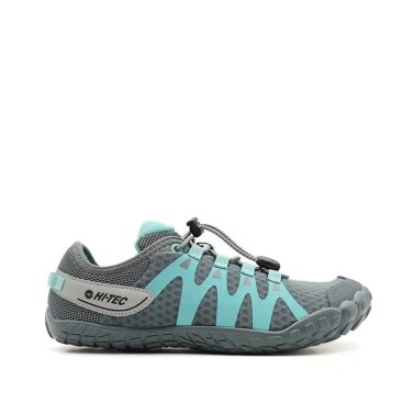Zapatilla barefoot Hi-Tec Abyss gris mujer vista lateral
