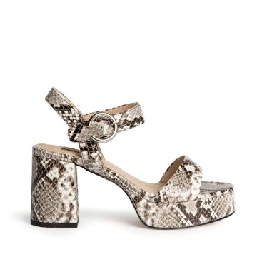 Sandalias serpiente tacón ancho Corina M6300