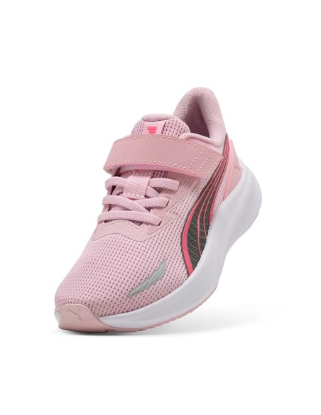 Puma Pounce Lite 2 niña con velcro y cordón elástico