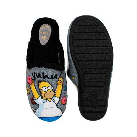 Suela zapatilla de casa Homer y Bart hombre