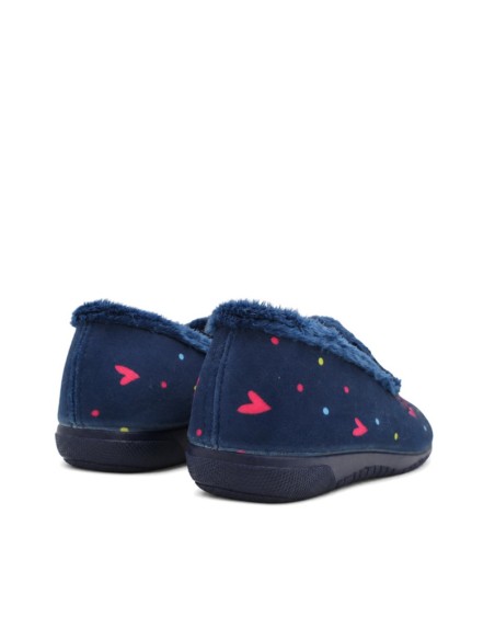 Zapatilla cerrada mujer azul marino